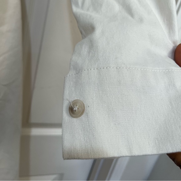 Made in Korea Cotton corduroy like Like Open Tie Back A‎ Line Dress. Size Small - Picture 6 of 13